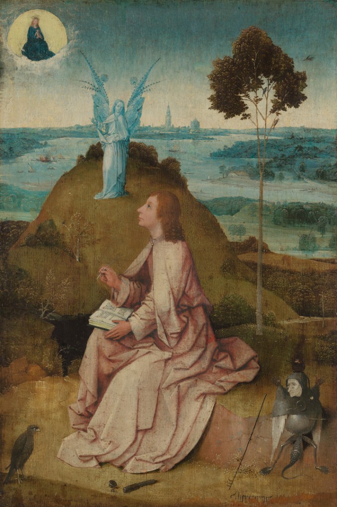 Saint- Jean à Patmos. Berlin, Gemäldegalerie