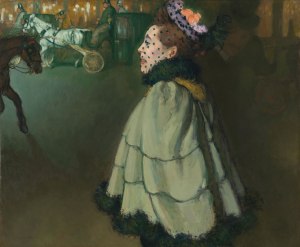 Louis Anquetin, Femme aux Champs-Elysées de nuit, 1890-1891, huile sur toile, Van Gogh Museum, Amsterdam.