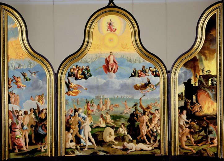 Triptyque représentant le Dernier Jugement, par Lucas van Leyden