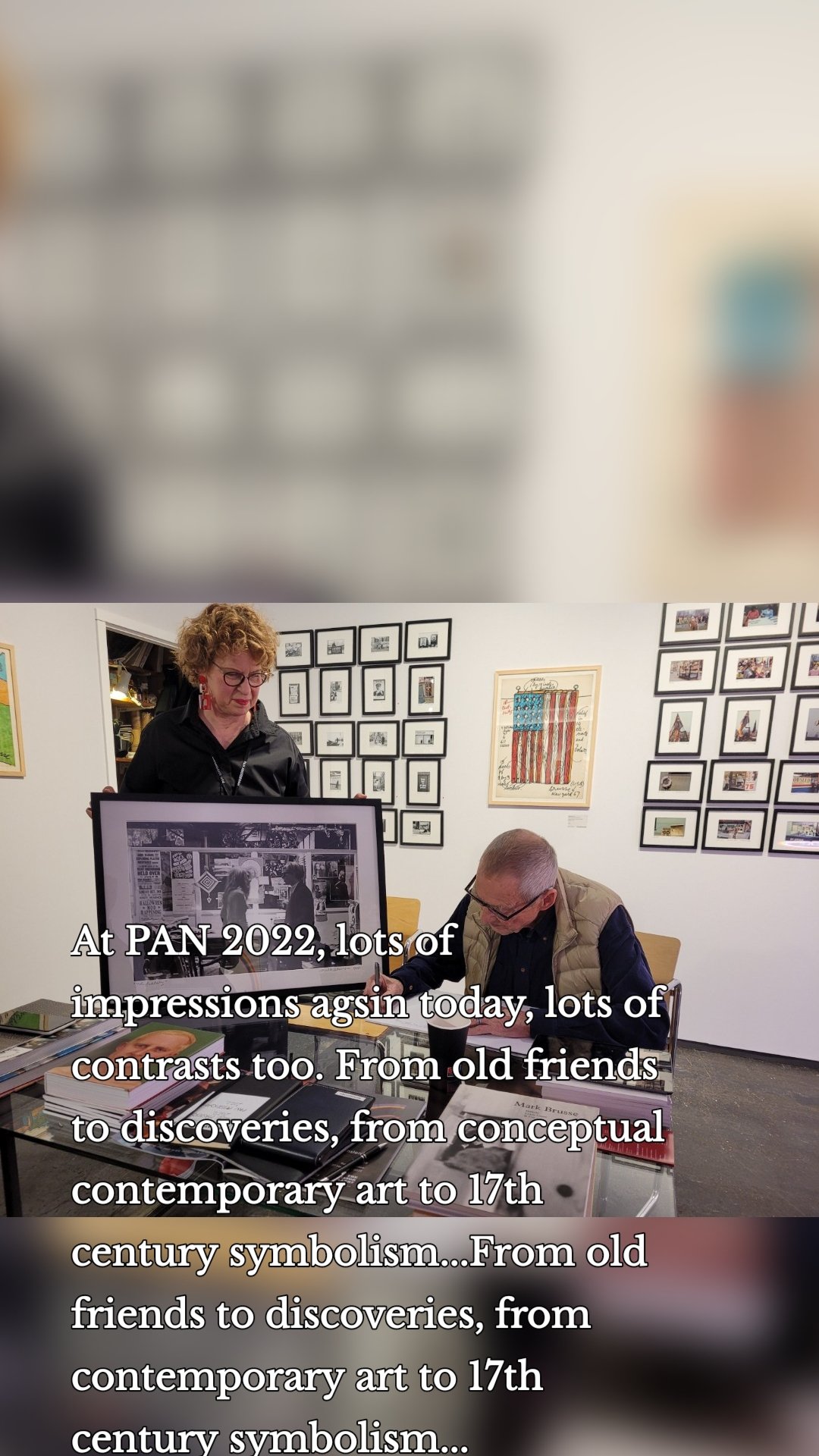 At PAN 2022, lots of impressions agsin today, lots of contrasts too. From old friends to discoveries, from conceptual contemporary art to 17th century symbolism...From old friends to discoveries, from contemporary art to 17th century symbolism...