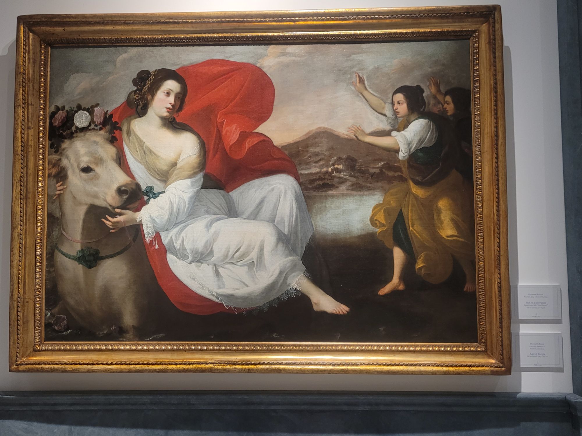 Diana de Rosa dite Annella, Naples 1602-1643. Le rapt d'Europe. Porcini